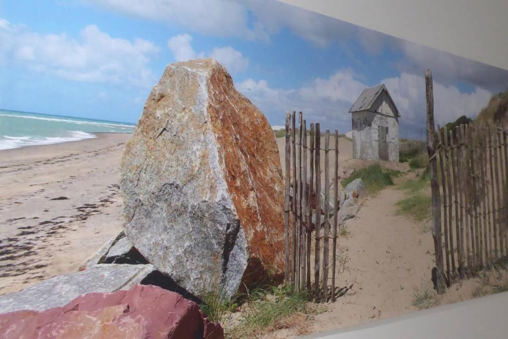 Gite Ouest De La Pointe D'Agon Bagian luar foto